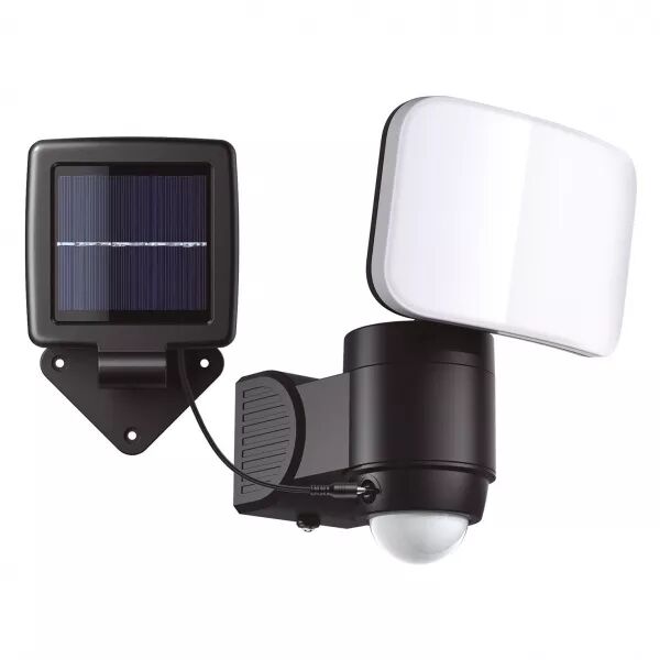 VELAMP - Projecteur solaire d\'ext�rieur avec d�tecteur de mouvement 400 lumens (SL355)