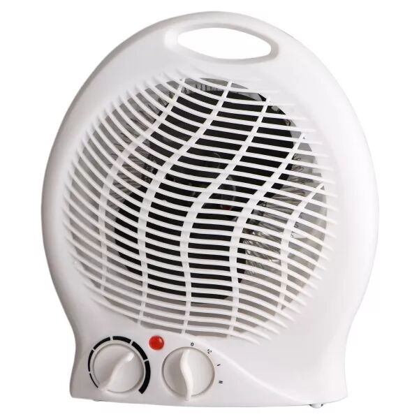 VELAMP - Radiateur soufflant fixe 2000W, 2 vitesses, blanc (PR010-2)