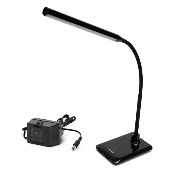VELAMP - SLIM: Lampe de bureau 6W, 510 lm noir (TL1606N)