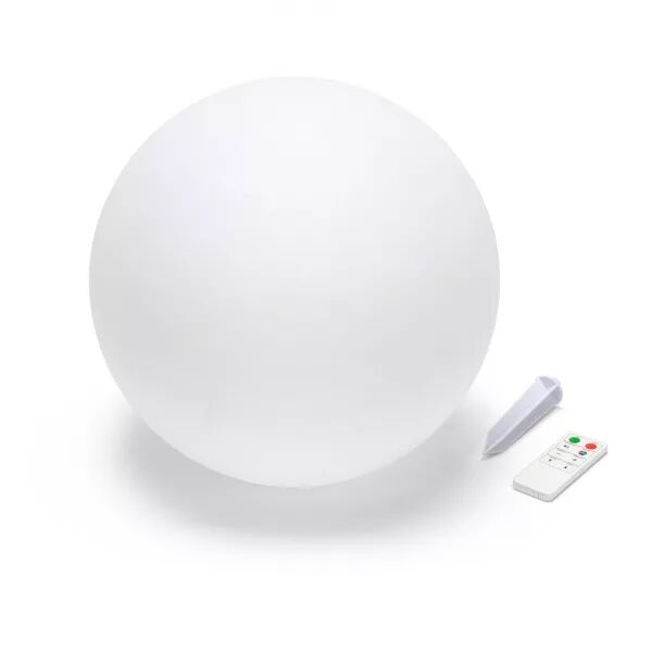 VELAMP - Sph�re LED RGB rechargeable solaire 40cm. Avec t�l�commande (SL536)