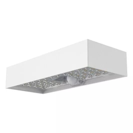 VELAMP - TEGEL : applique murale LED solaire 800 lumens avec d�tecteur IR. Blanc (SL241)