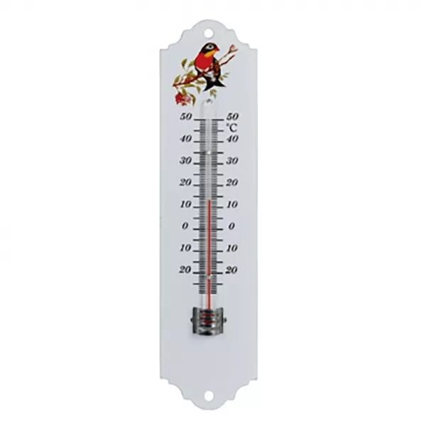 VELAMP - Thermom�tre m�tallique, int�rieur/ext�rieur 20cm (THERM28)