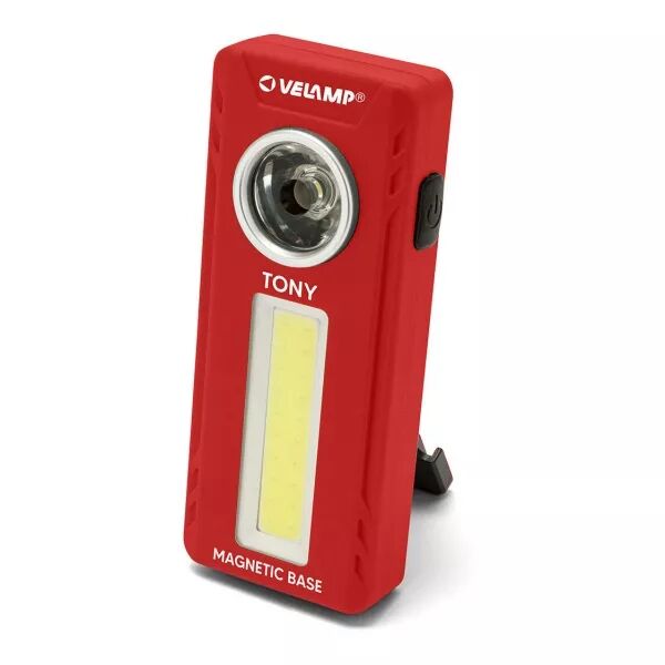 VELAMP - TONY : Lampe de travail portable 2 en 1 (lanterne COB + lampe torche) 2x1W. (IS416)