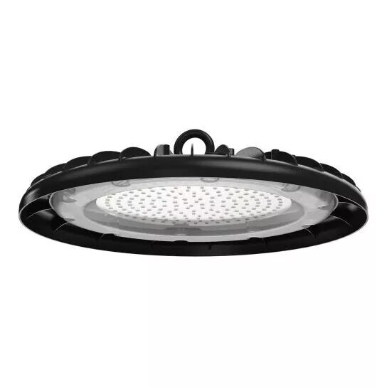 VELAMP - WELLS : Highbay LED 150W, DOB, 18000 lumens en aluminium. Noir (IS790-4000K)