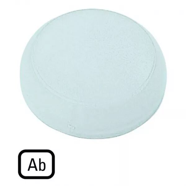 Verrine, voyant lumineux blanc, plate, AB (218405)