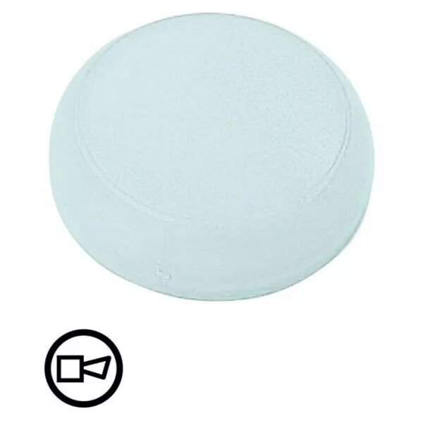 Verrine, voyant lumineux blanc, plate, symbole signal sonore (218402)