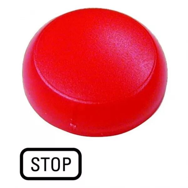 Verrine, voyant lumineux rouge, plate, STOP (218412)