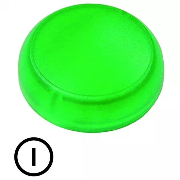Verrine, voyant lumineux vert, plate, I (218384)