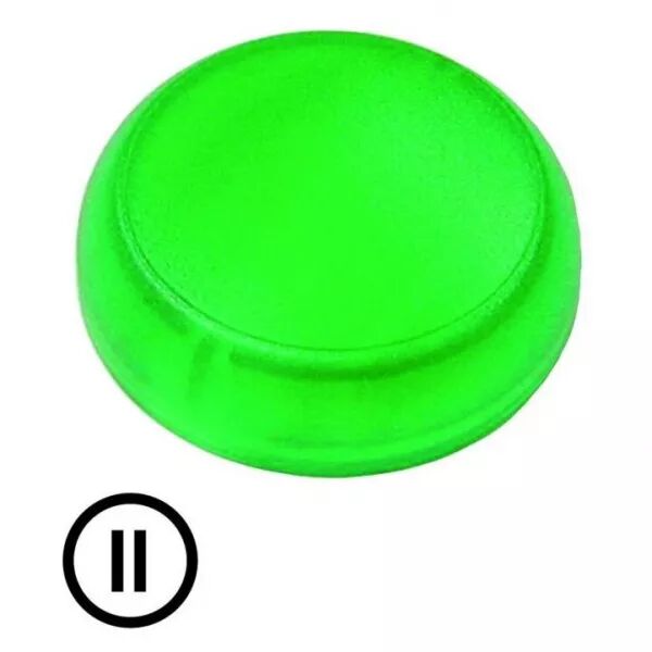 Verrine, voyant lumineux vert, plate, II (218386)
