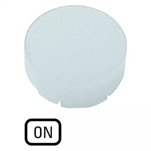 Verrine pour boutons-poussoirs, saillante blanche, ON (218378)