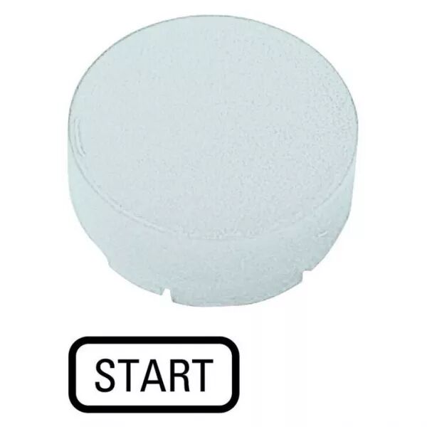 Verrine pour boutons-poussoirs, saillante blanche, START (218372)