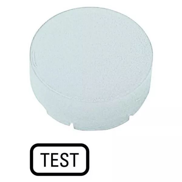 Verrine pour boutons-poussoirs, saillante blanche, TEST (218376)