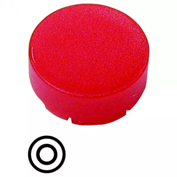 Verrine pour boutons-poussoirs, saillante rouge (218161)