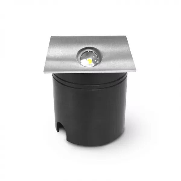 VESUVE CARRE BALISE 3W 3000K IP54 1 DIFFUSEUR 3ANS