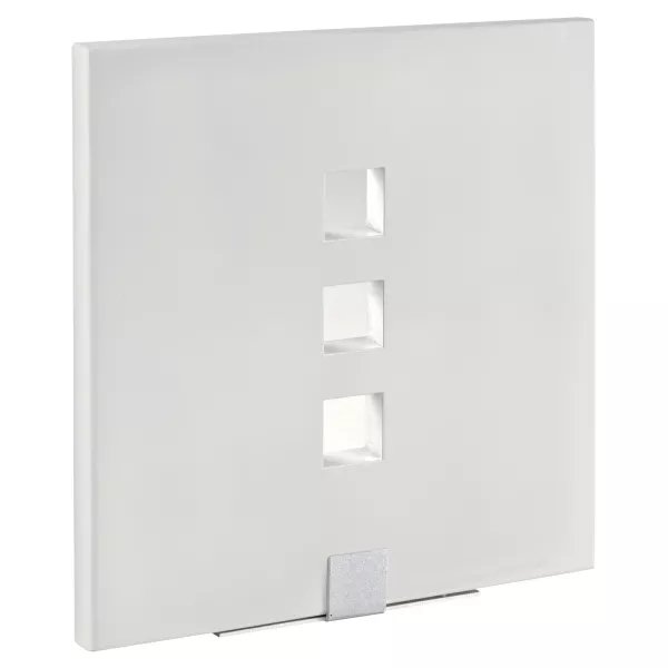 VIKI - Applique Mur pl�tre 2G7 2X9W max., carr�, blanc,  Lpe non incl. (3028)