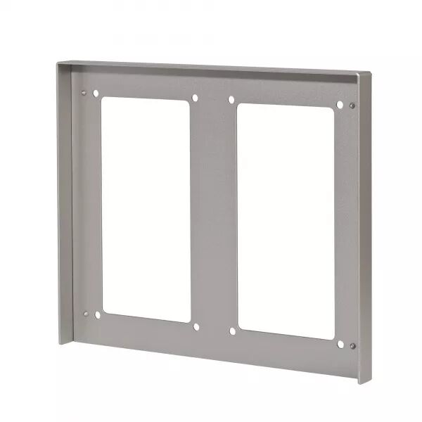 VISI�RE ANTI-PLUIE EN ALUMINIUM ANODIS�, POUR 2 FA�ADES D\'ENCADREMENT 2 MODULES