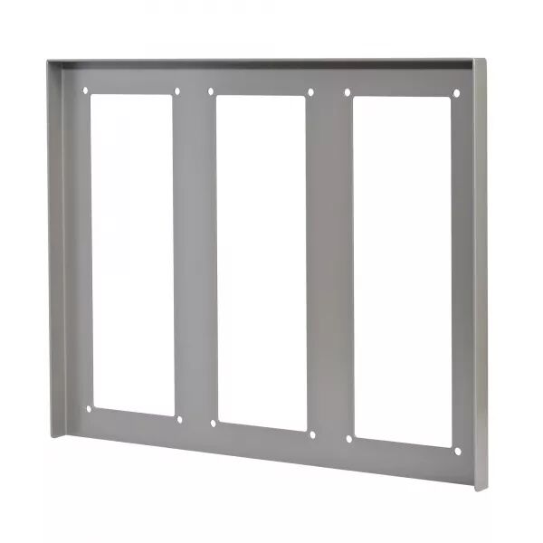 VISI�RE ANTI-PLUIE EN ALUMINIUM ANODIS�, POUR 3 FA�ADES D\'ENCADREMENT 3 MODULES
