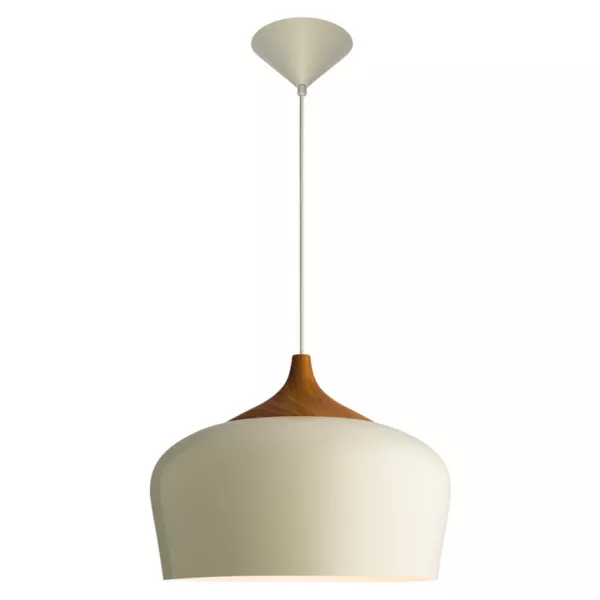 VOLTIGE S blanc, E27, suspension 40W maxi, livr� sans ampoule (VOL40W)