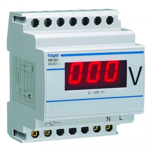 Voltm�tre digital 0-500V (SM501)