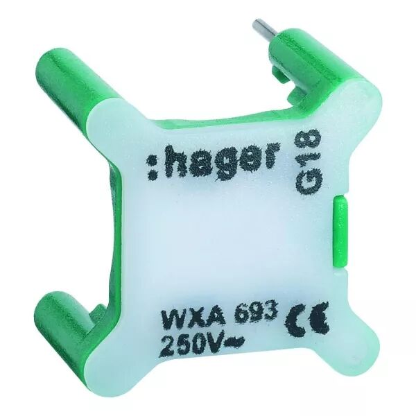 Voyant Gallery pour interrupteur, 230V, Vert (WXA693)