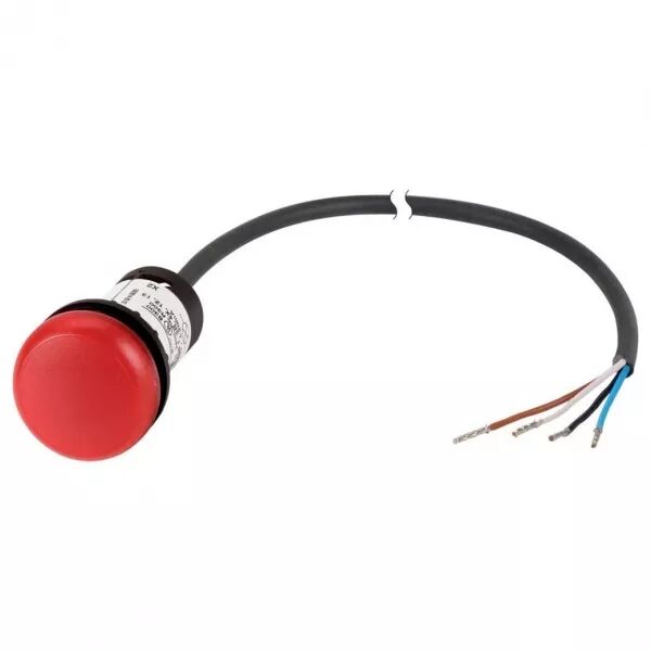 Voyant lumin.,24V,rouge,c�ble,3,5m,ouv.  (185146)