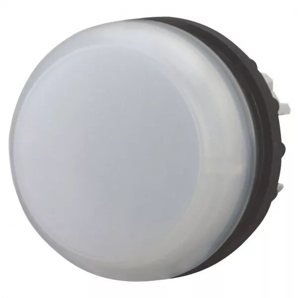 Voyant lumineux, plat, blanc, diam�tre 22.5 (216771)