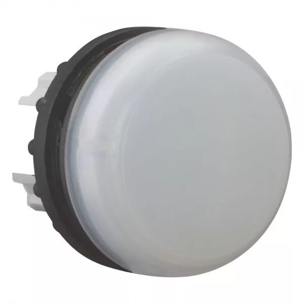 VOYANT LUMINEUX, PLAT, BLANC, DIAM�TRE 22.5