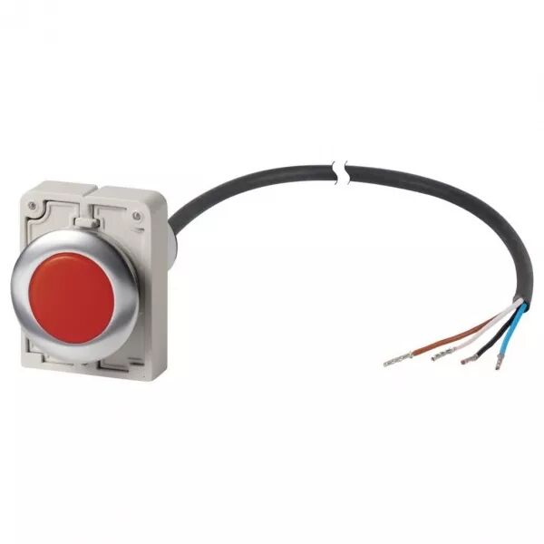 Voyant lumineux, rouge, 24 V AC/DC, cable extr�mit� ouverte, 4-pole, 1 m (185953)