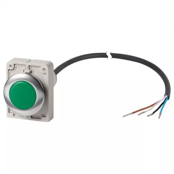 Voyant lumineux, vert, 24 V AC/DC, cable extr�mit� ouverte, 4-pole, 1 m (185954)
