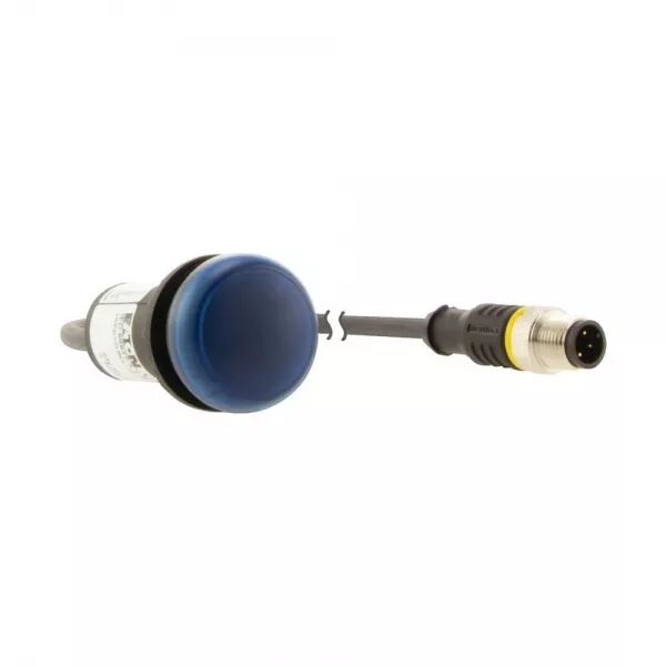 VOYANT LUMINEUX,24V,BLEU,C�BLE,0,2M,M12A