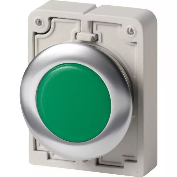 VOYANT LUMINEUX,30MM,AFFLEUR.,VERT
