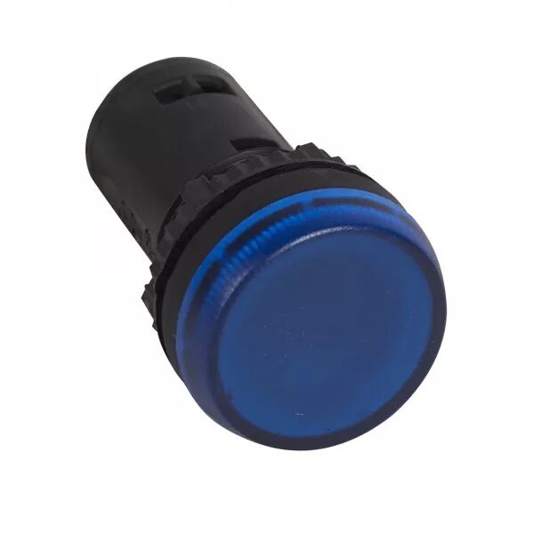 VOYANT MONOBLOC AVEC LED INT�GR�E IP69 OSMOZ COMPLET - BLEU - 130 V~