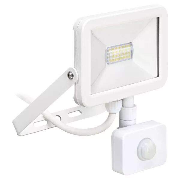 WINK 10 - Proj. Ext. IP65 IK08, blanc, LED int�g. 110� 10W 4000K 950lm, a/sensor (50398)