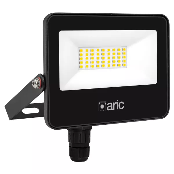 WINK 2 - Proj. Ext. IP65 IK08, noir, LED 110� 30W 3000K 3000lm, connecteur IP68 (51313)