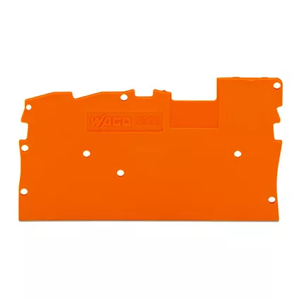 X-COM\'S  : Plaque d\'extr�mit� et interm�diaire 2C / 1 broche / Orange (2022-1392)