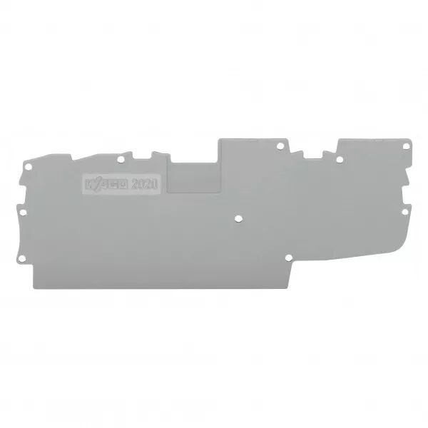 X-COM\'S  : Plaque d\'extr�mit� et interm�diaire 2C / 2 broches / Gris (2020-1491)