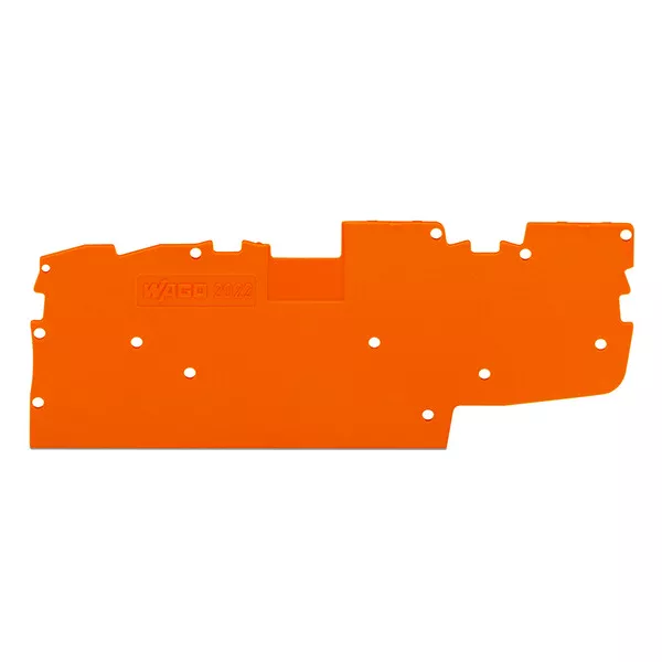 X-COM\'S  : Plaque d\'extr�mit� et interm�diaire 2C / 2 broches / Orange (2022-1492)