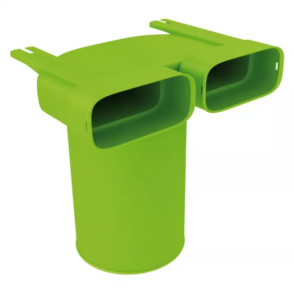 Xcmv 60x130x125 - coude mixte vertical 60x130x125 clip & go avec bouchon (464006)