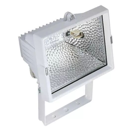 ZENITH - Proj. Ext. IP44 IK05 R7s 118mm 400W max, basc., blanc, lampe non incl. (0573)