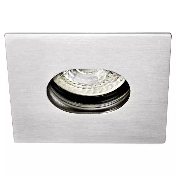 ZETA C - Encastr� GU5,3, IP20/65, Vol.1, carr�, basc., nickel, Lpe non incl. (4873)