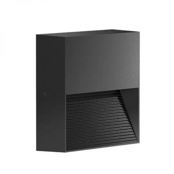 ZYKOS APPARENT CARRE NOIR 5W 2900K-IP65-IK09 220LM